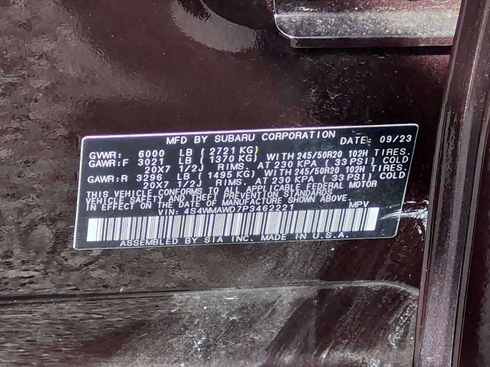 Used 2023 Subaru Ascent Touring AWD/4WD image 33