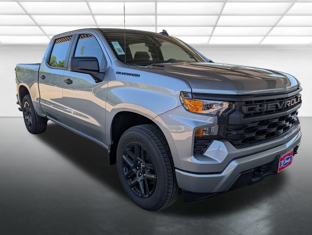 New 2026 Chevrolet Silverado 1500 Custom w/ LPO, Dark Essentials Package RWD image 1