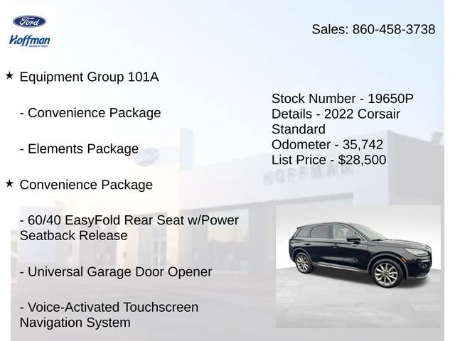 Used 2022 Lincoln Corsair AWD w/ Premium Package image 5