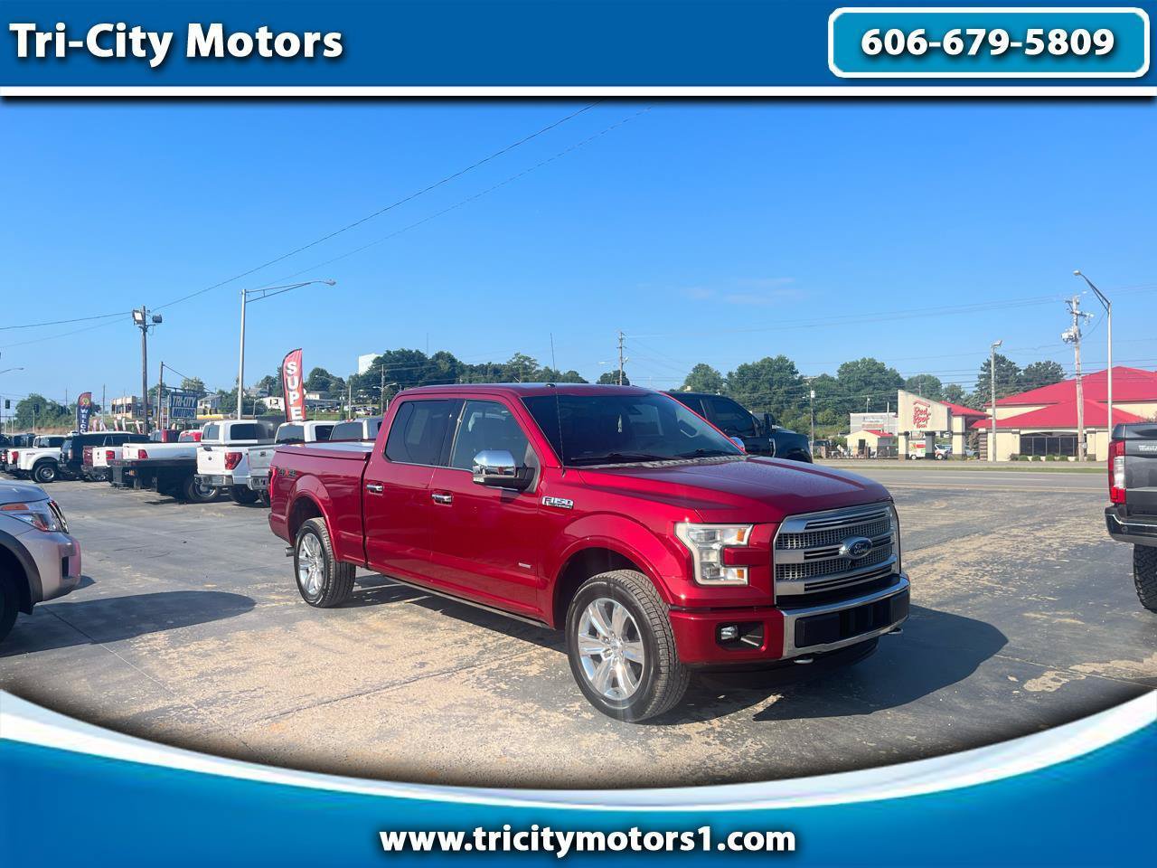 Used 2015 Ford F150 Platinum w/ Equipment Group 701A Luxury AWD/4WD image 1