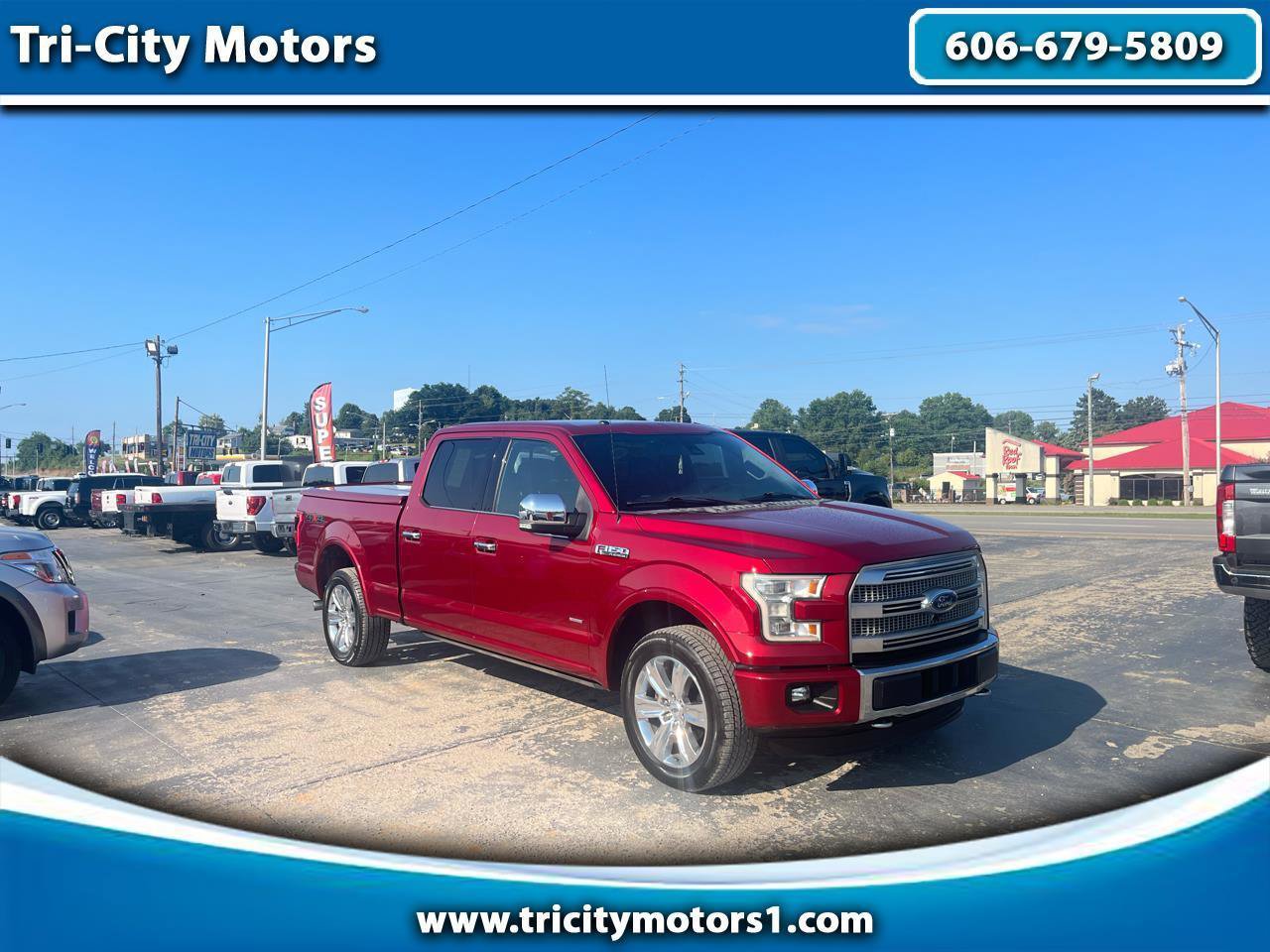 Used 2015 Ford F150 Platinum w/ Equipment Group 701A Luxury AWD/4WD image 1