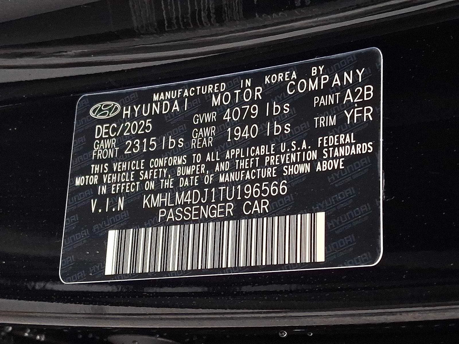 New 2026 Hyundai Elantra Blue image 19