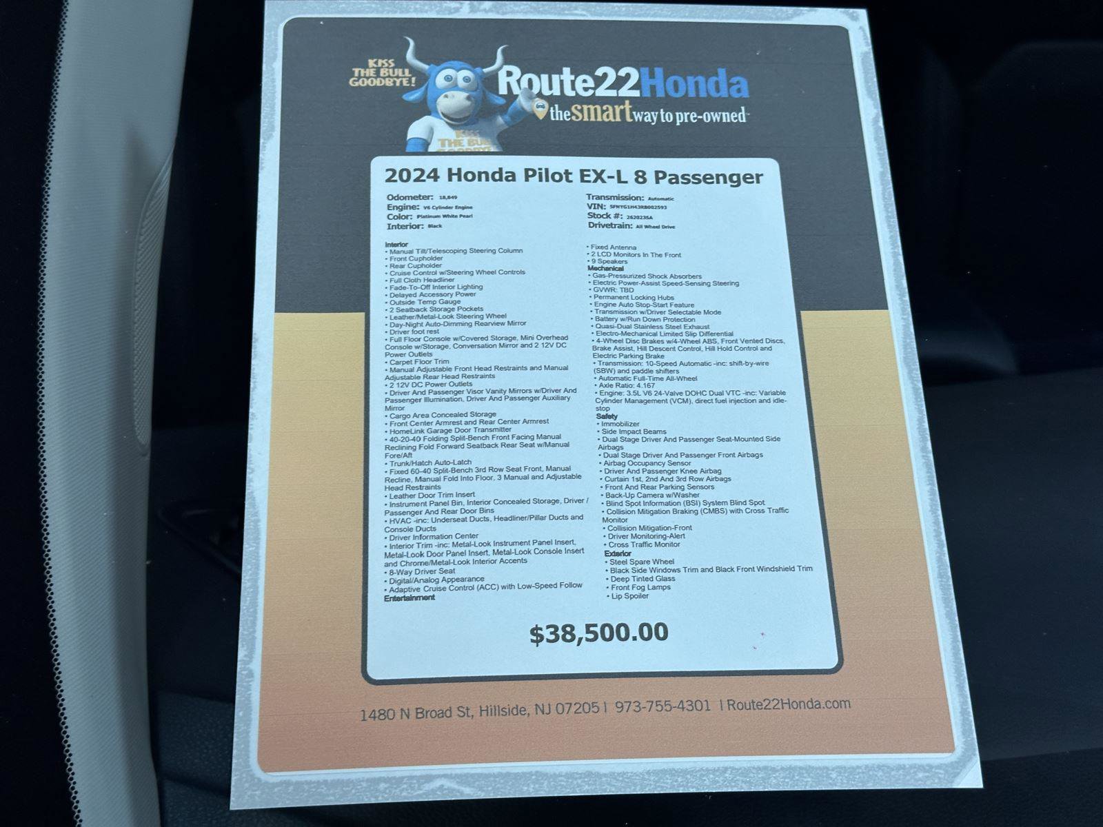 Certified 2024 Honda Pilot EX-L image 40