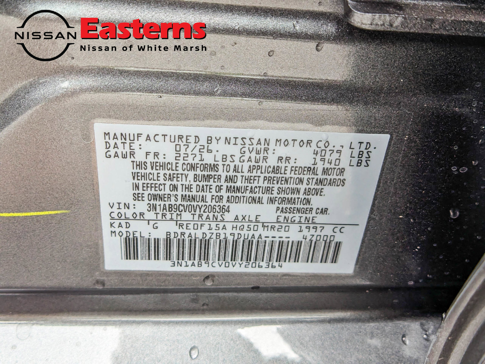 New 2027 Nissan Sentra SV w/ Floor Mat Package FWD image 28