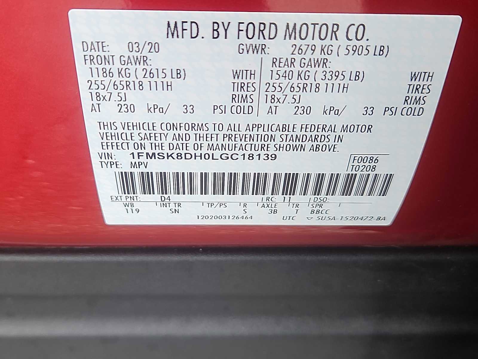 Used 2020 Ford Explorer XLT w/ Equipment Group 202A image 35