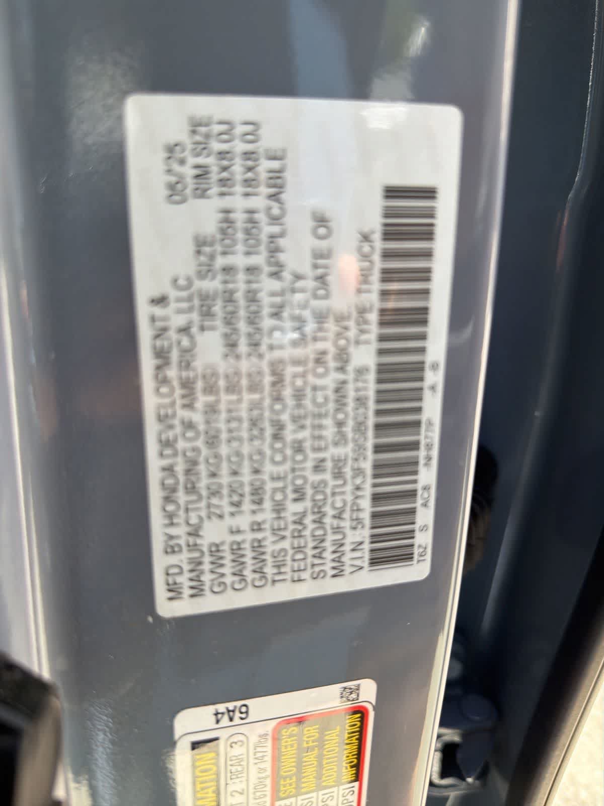 Used 2025 Honda Ridgeline RTL image 21