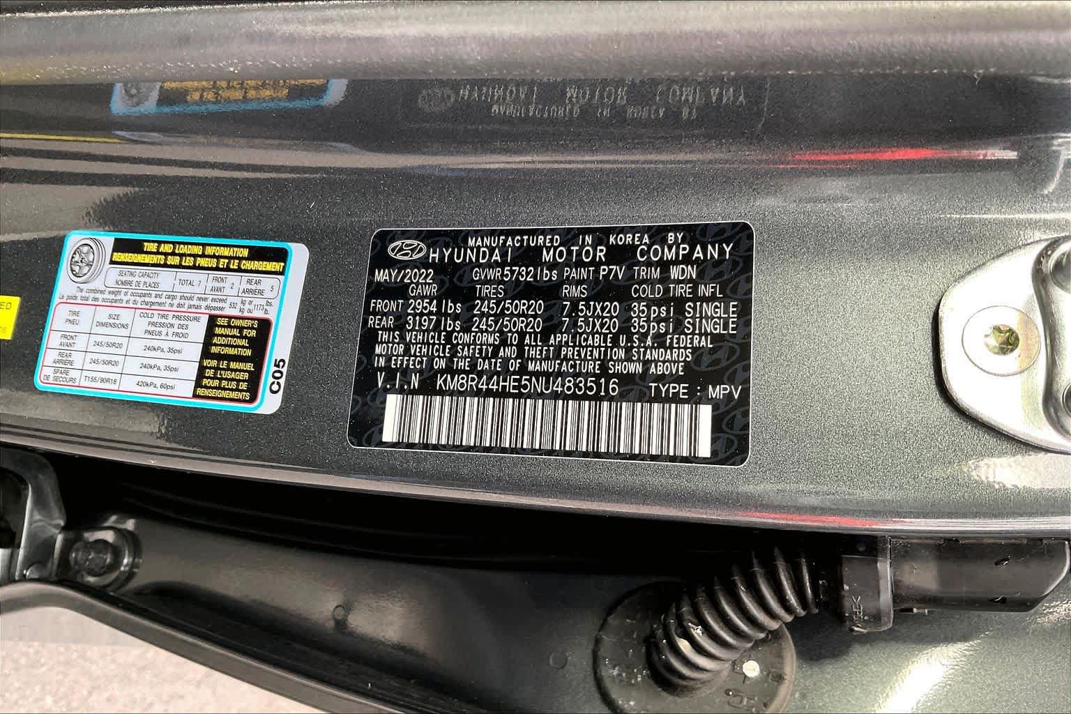 Used 2022 Hyundai Palisade SEL w/ Premium Package FWD image 33