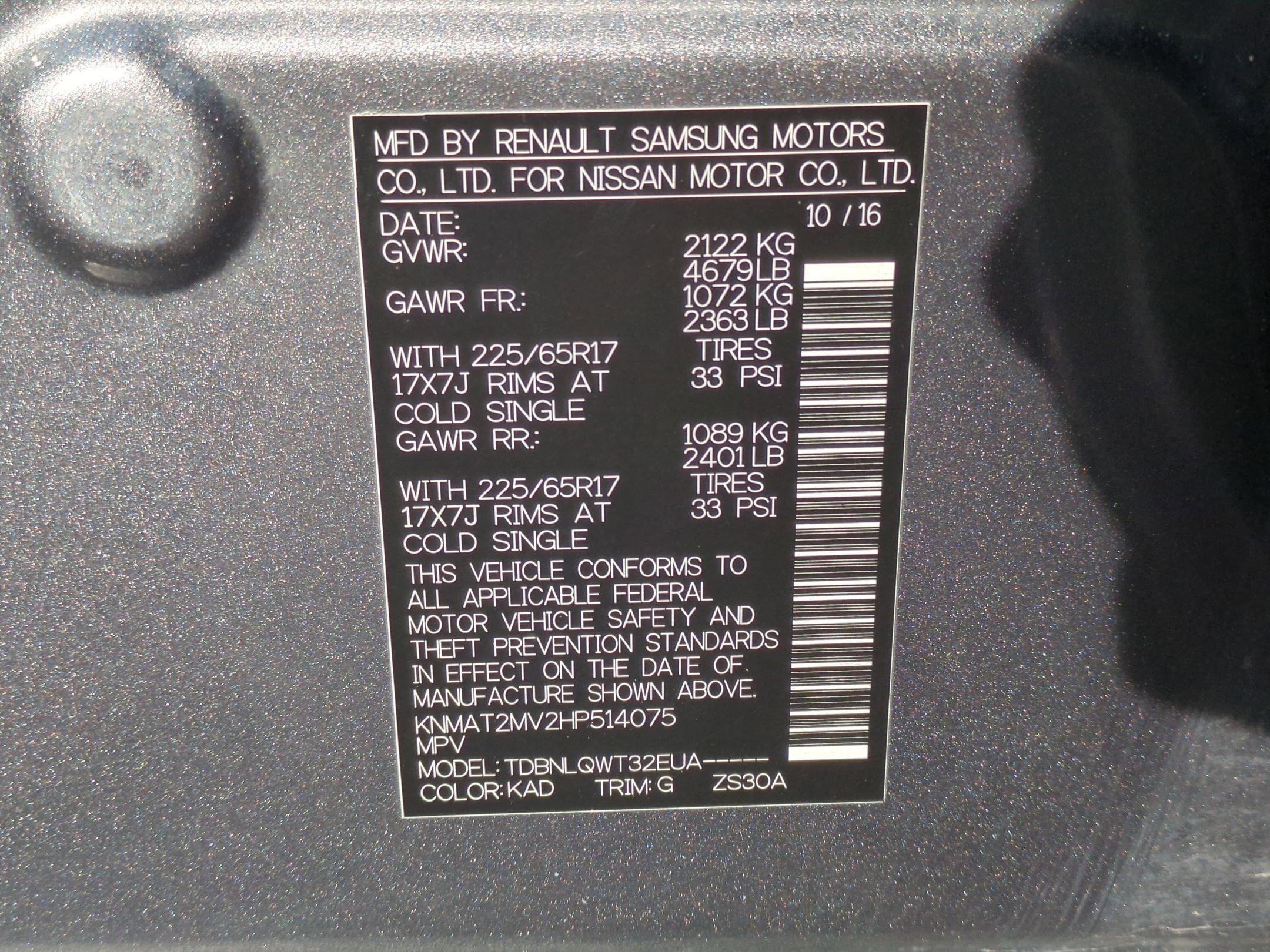 Used 2017 Nissan Rogue SV image 35