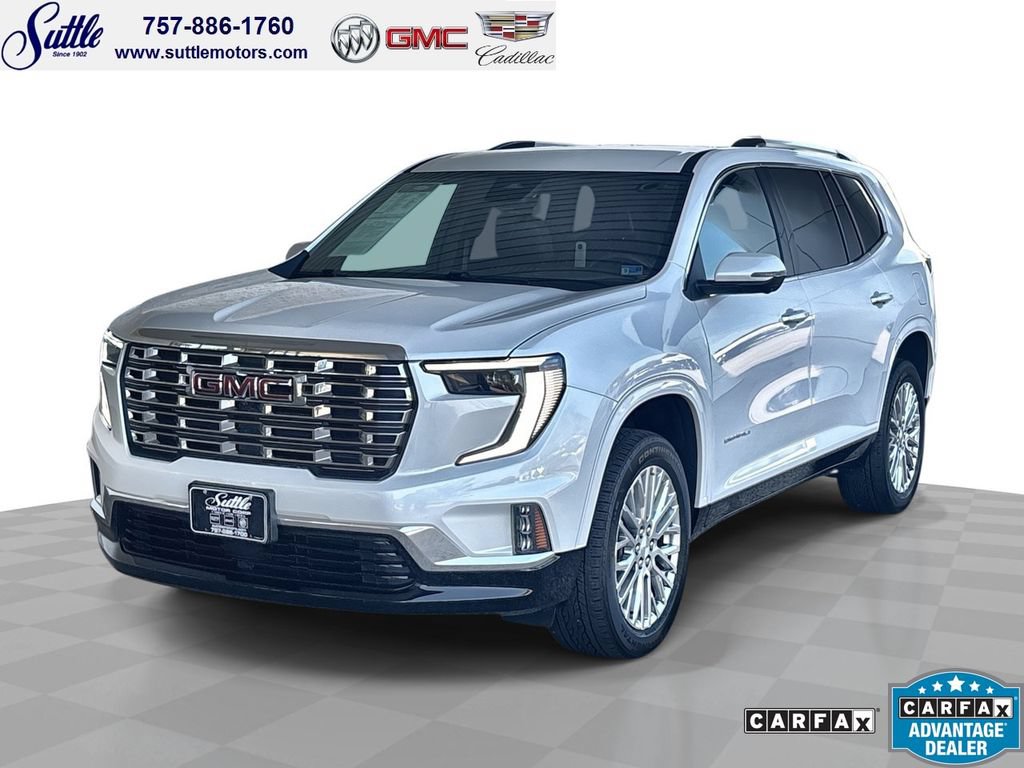 Certified 2024 GMC Acadia Denali w/ LPO, Floor Liner Package AWD/4WD image 1