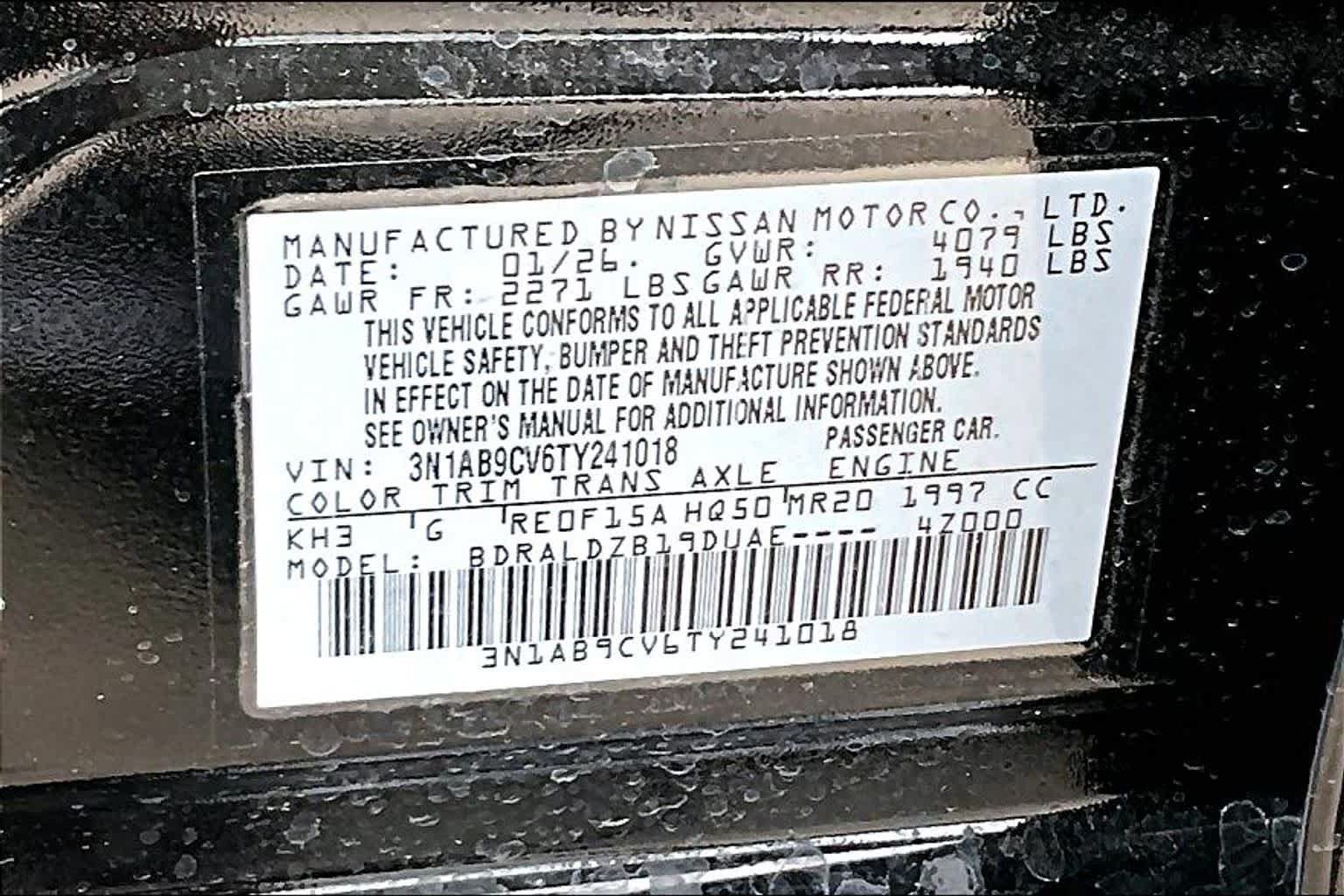 Certified 2026 Nissan Sentra SV w/ SV Convenience Package FWD image 35