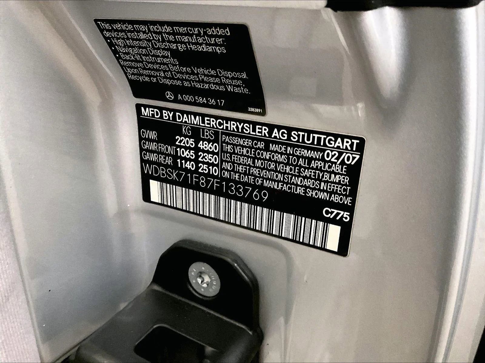 Used 2007 Mercedes-Benz SL 550 image 31