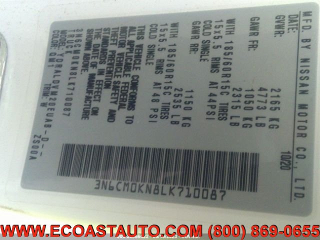 Used 2020 Nissan NV200 S w/ Sliding Glass Door Package FWD image 15