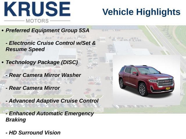 Used 2020 GMC Acadia Denali w/ Trailering Package AWD/4WD image 10