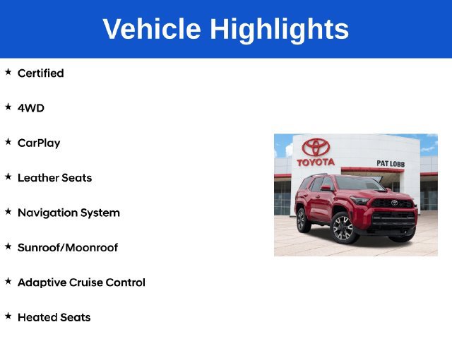 Certified 2025 Toyota 4Runner TRD Sport Premium w/ Tow Technology Package AWD/4WD image 5