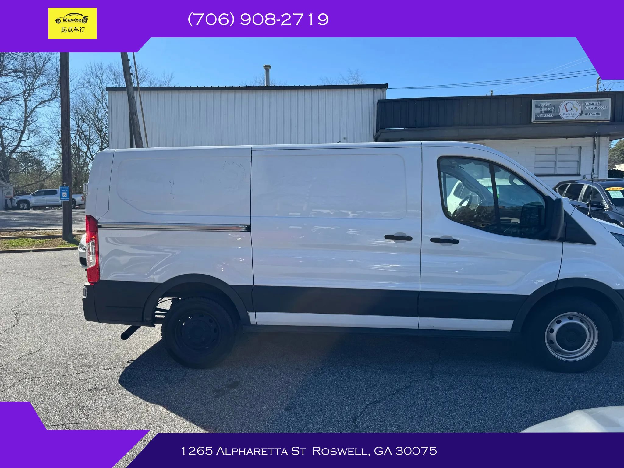 Used 2021 Ford Transit 150 Low Roof w/RWB Van 3D image 2