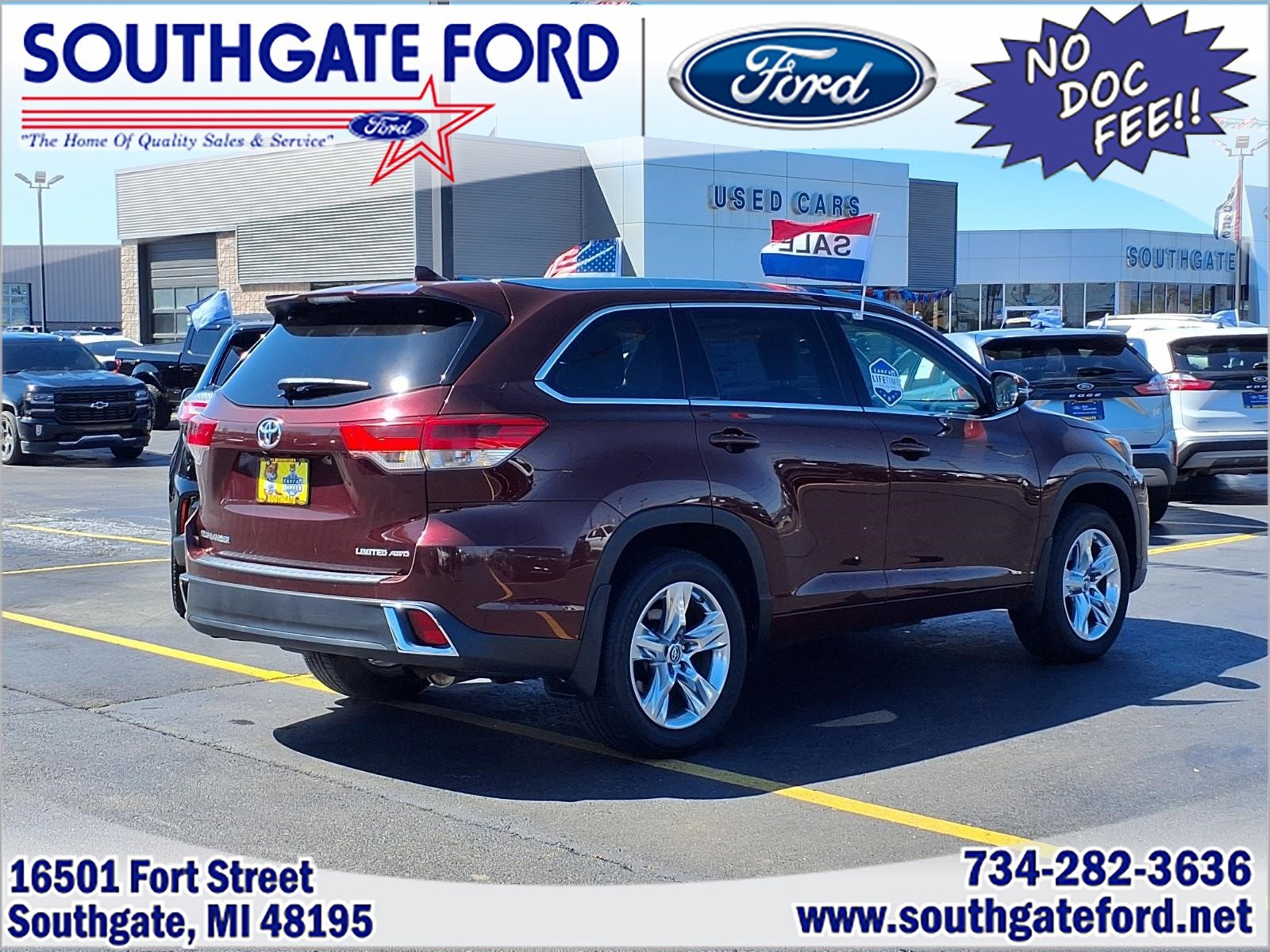 Used 2019 Toyota Highlander Limited AWD/4WD image 2