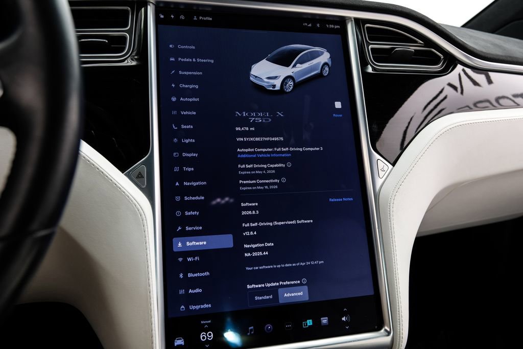 Used 2017 Tesla Model X 75D AWD/4WD image 23