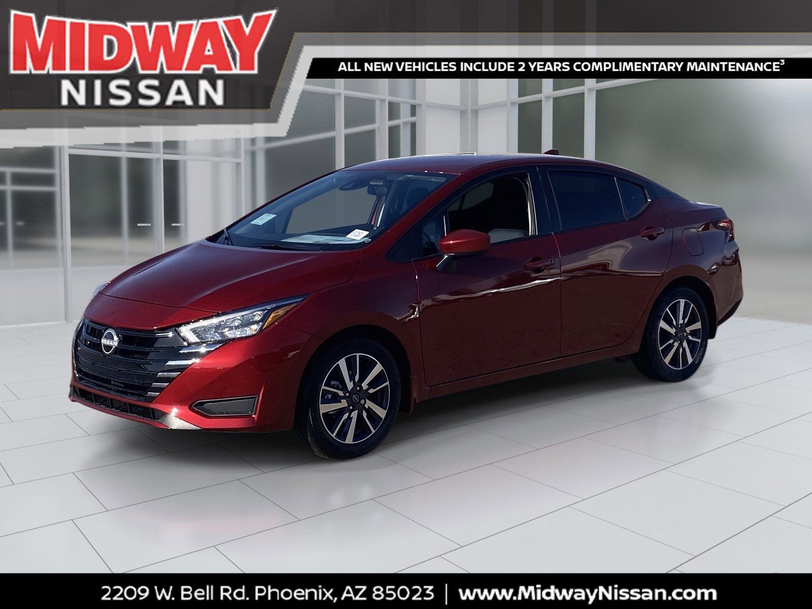 New 2025 Nissan Versa SV w/ Trunk Package image 1
