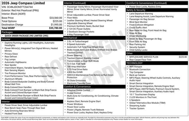 New 2026 Jeep Compass Limited AWD/4WD image 4
