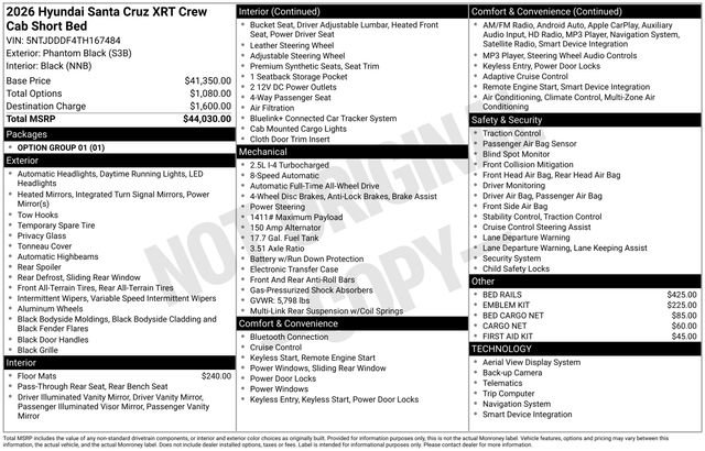 New 2026 Hyundai Santa Cruz XRT AWD/4WD image 37