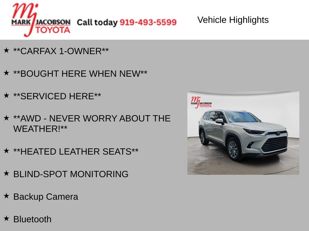 Used 2024 Toyota Grand Highlander AWD image 5