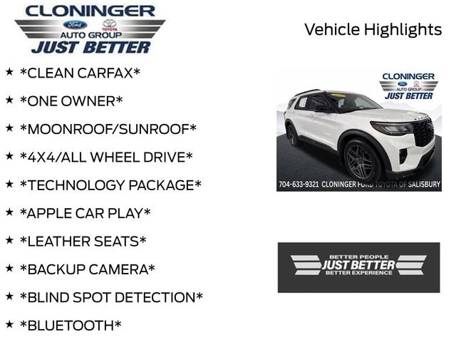 Used 2025 Ford Explorer ST AWD/4WD image 3