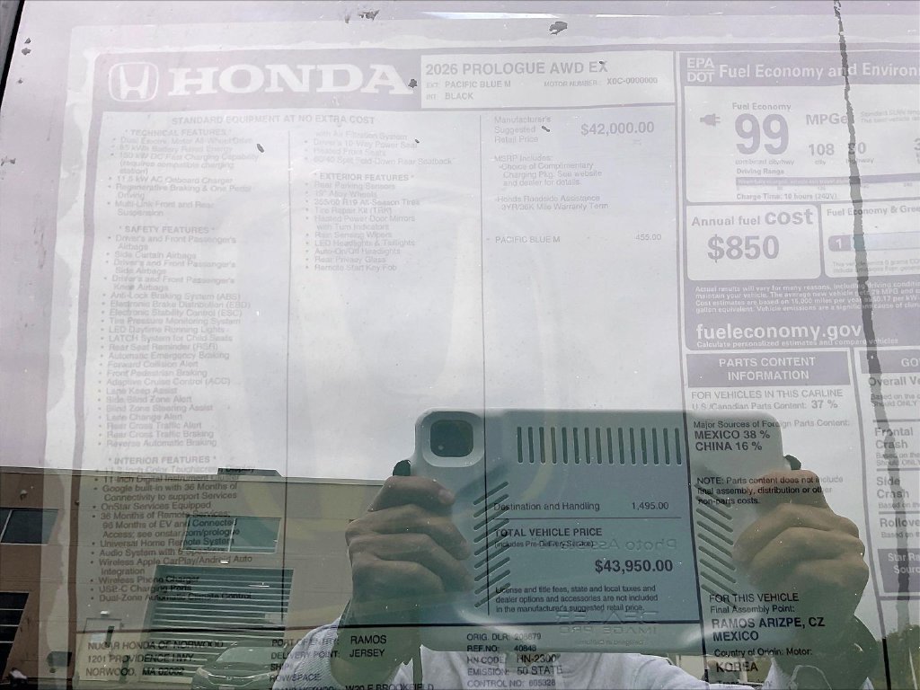 New 2026 Honda Prologue EX image 18