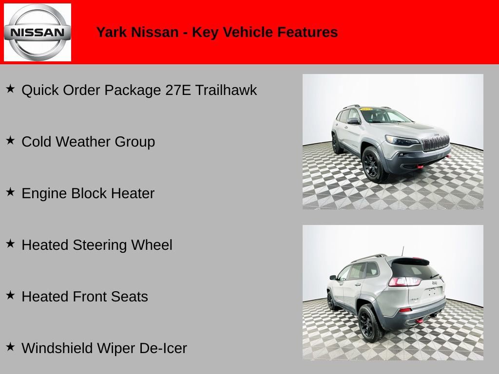 Used 2019 Jeep Cherokee Trailhawk w/ Cold Weather Group image 2