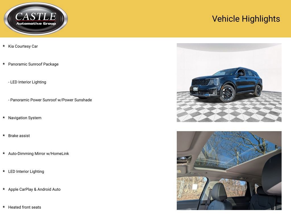 Used 2025 Kia Sorento S w/ Panoramic Sunroof Package image 4