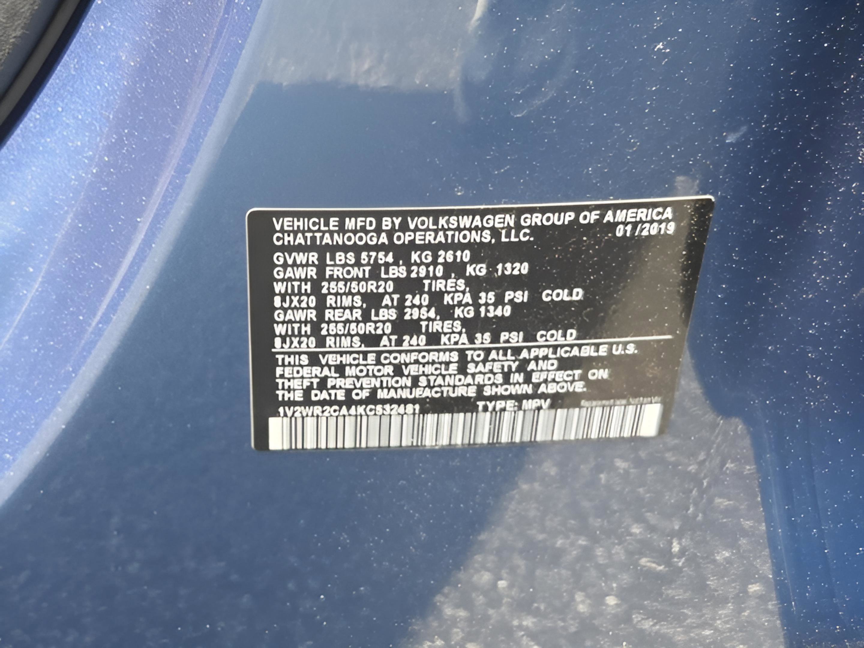 Used 2019 Volkswagen Atlas SE w/ Towing Package image 29
