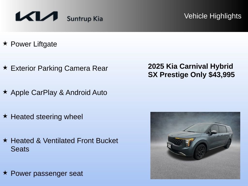 Used 2025 Kia Carnival SX Prestige image 16