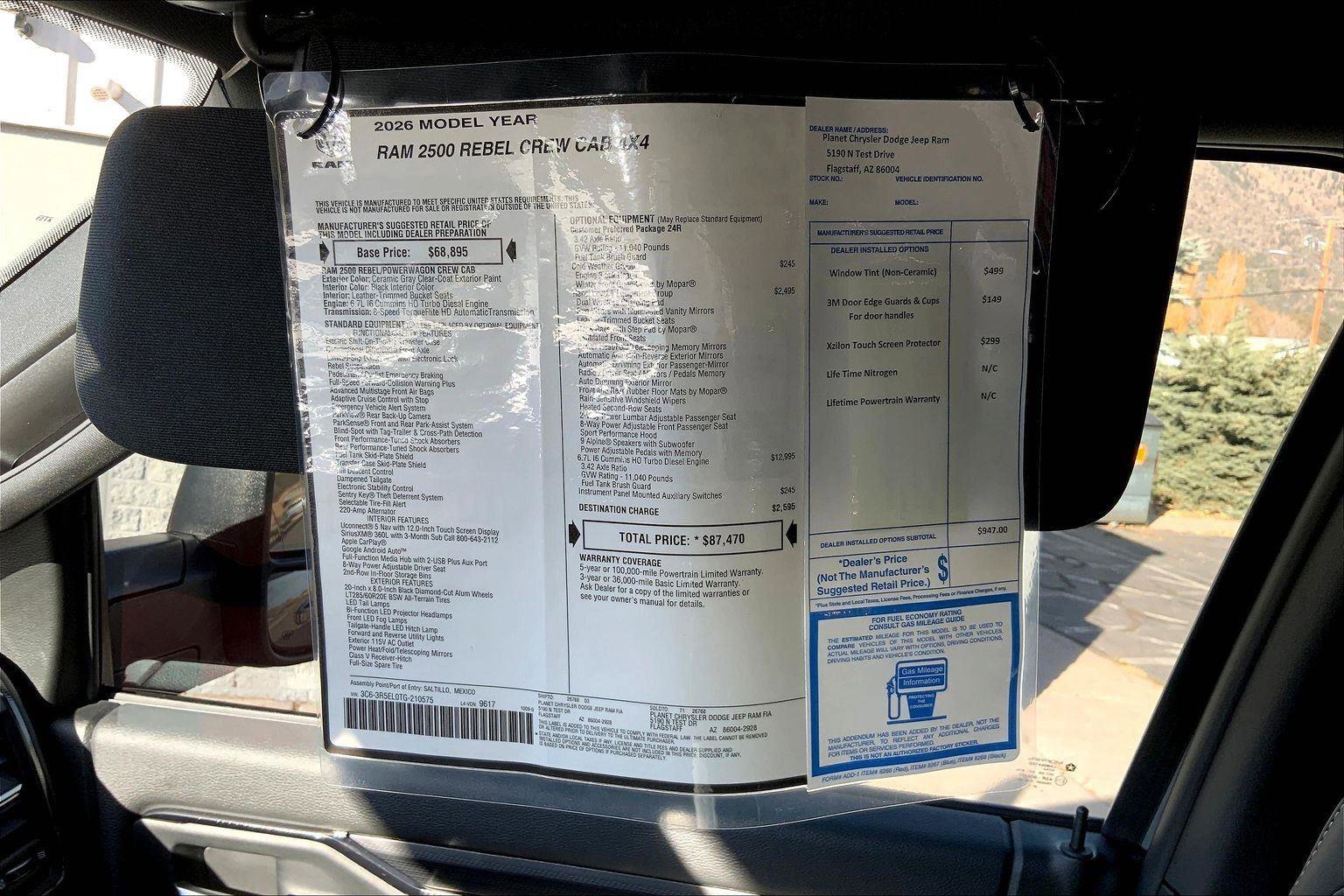 New 2026 RAM 2500 Rebel w/ Rebel Level 1 Equipment Group image 14