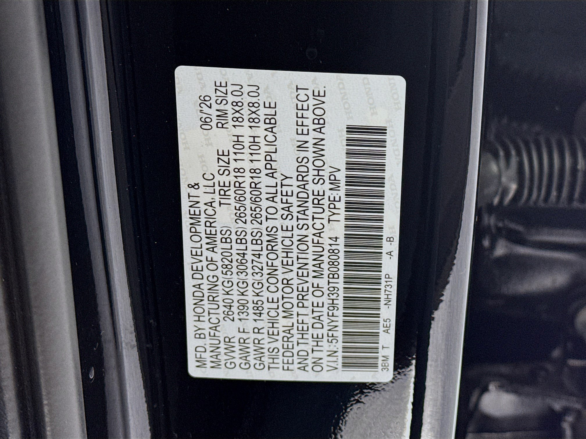 New 2026 Honda Passport RTL image 32