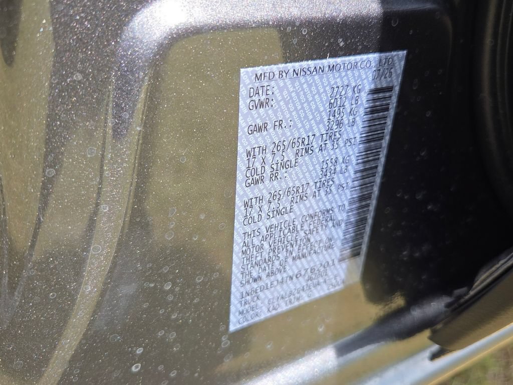 New 2026 Nissan Frontier SV w/ Tow Package RWD image 4