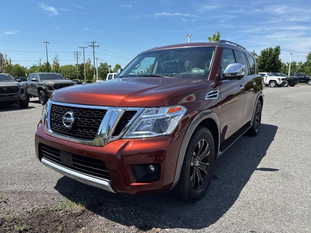Used 2017 Nissan Armada Platinum w/ Captain Seat Package AWD/4WD image 2