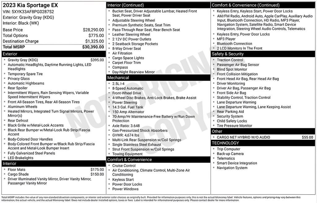 Used 2023 Kia Sportage EX image 8