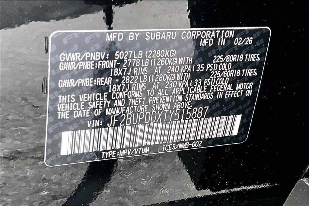 New 2026 Subaru Outback Limited AWD/4WD image 11