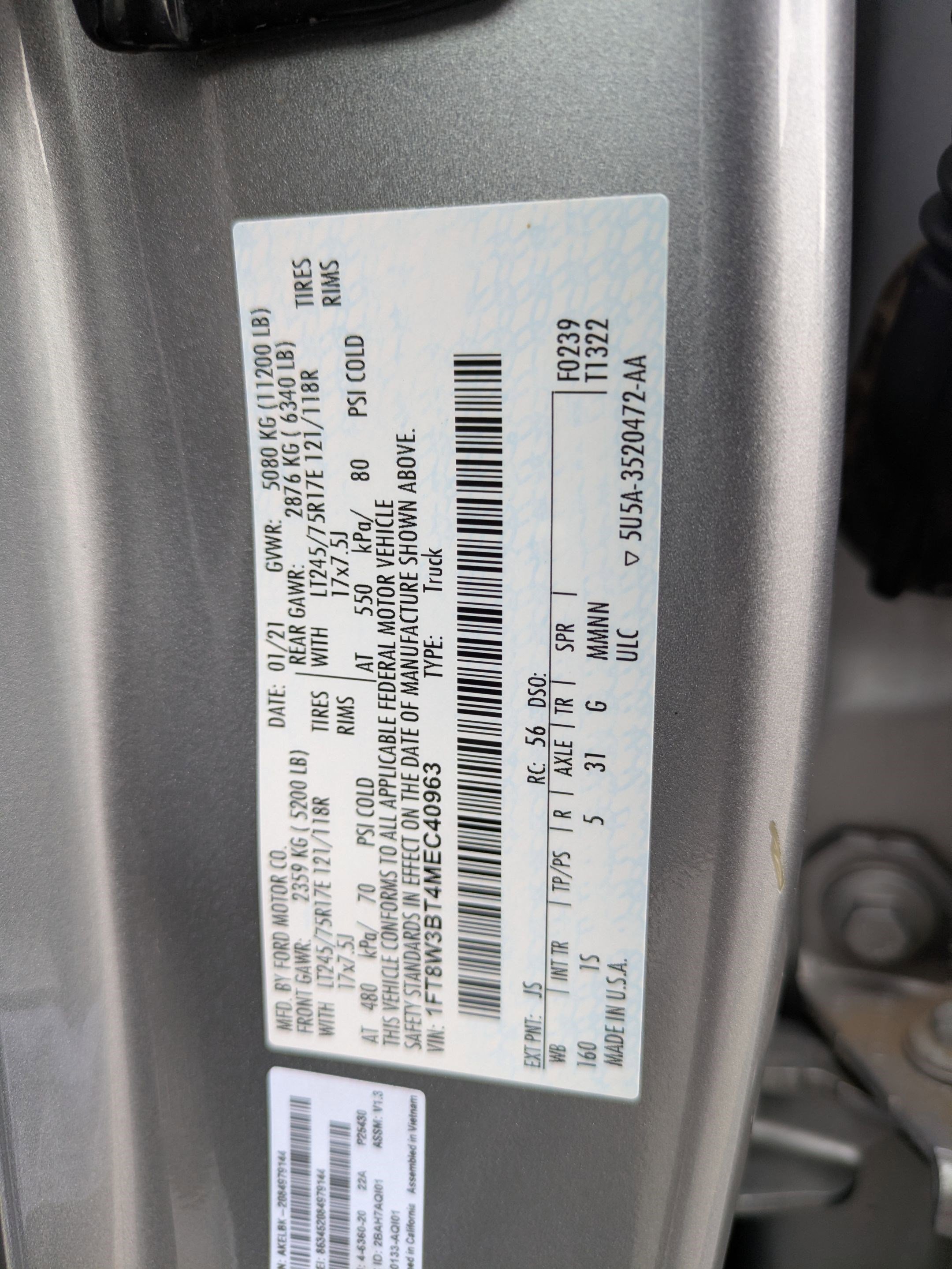 Used 2021 Ford F350 XL w/ Power Equipment Group image 32