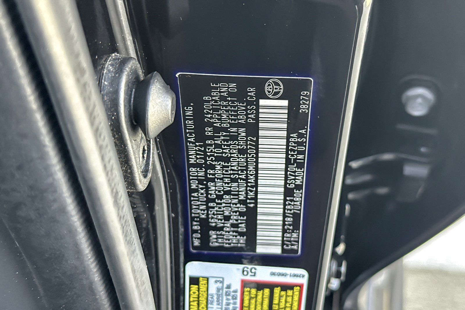 Certified 2021 Toyota Camry TRD image 26