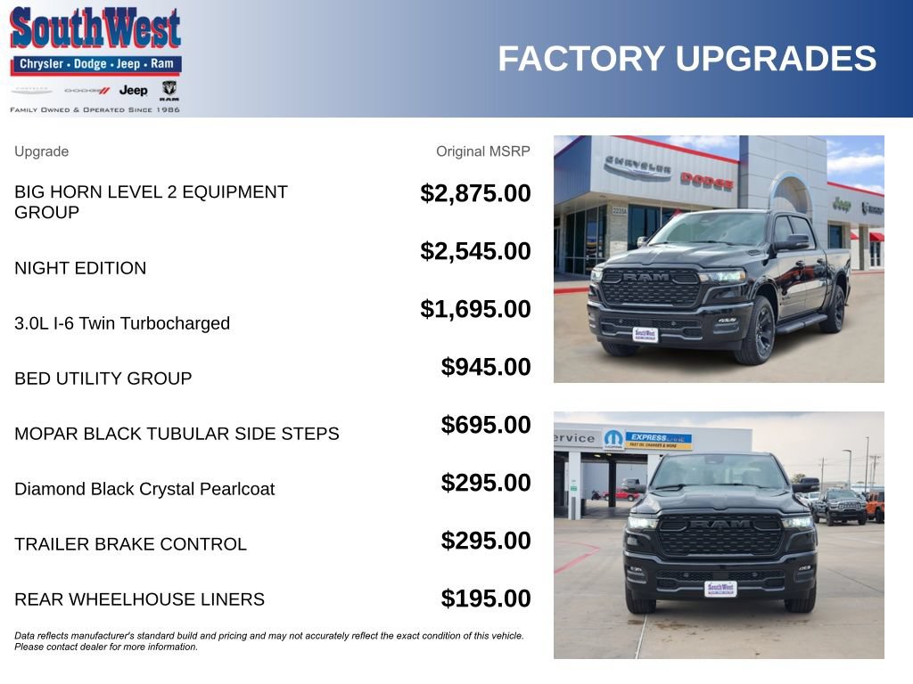 New 2026 RAM 1500 Lone Star AWD/4WD image 11
