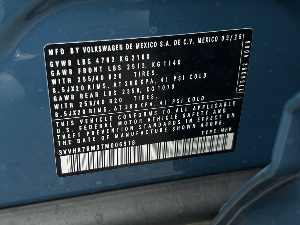 New 2026 Volkswagen Tiguan SE R-Line FWD image 33