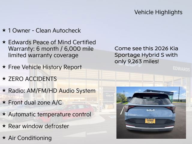 Used 2026 Kia Sportage S AWD/4WD image 10