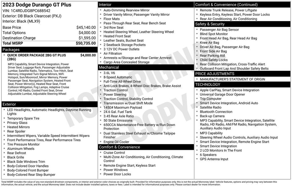 Used 2023 Dodge Durango GT AWD/4WD image 6