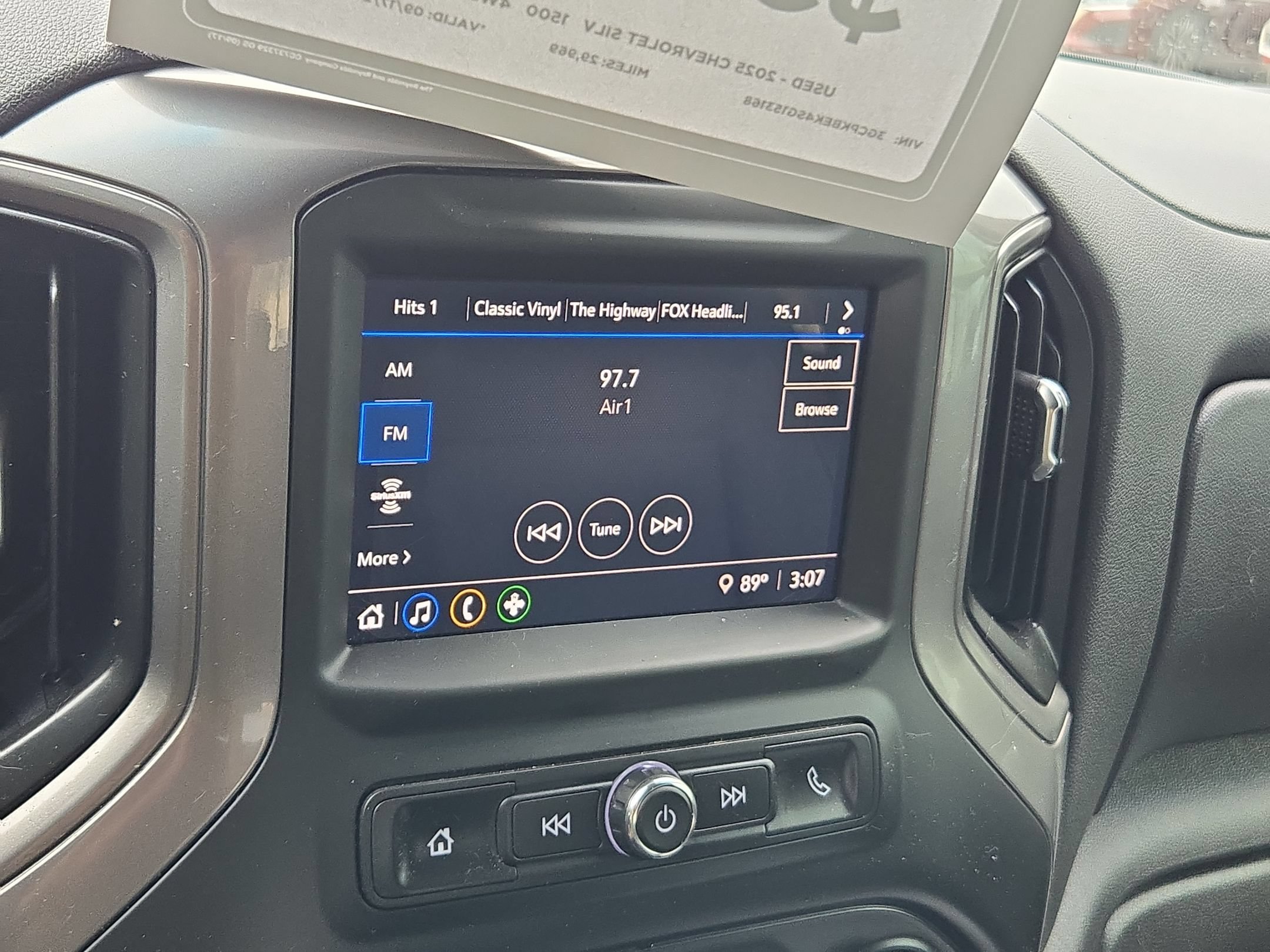 Certified 2025 Chevrolet Silverado 1500 Custom w/ Turbomax Blackout Package AWD/4WD image 15
