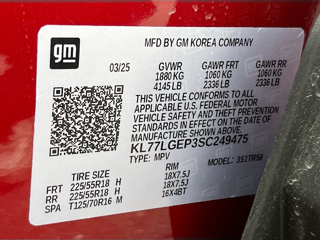 Used 2025 Chevrolet Trax RS w/ Driver Confidence Package FWD image 31