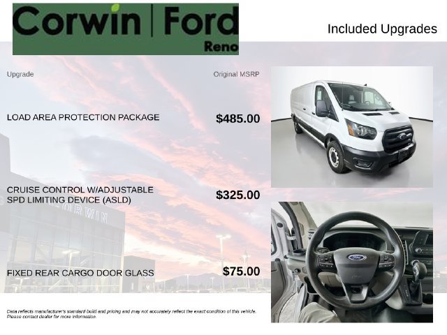 Used 2020 Ford Transit 250 Low Roof w/ Load Area Protection Package RWD image 3