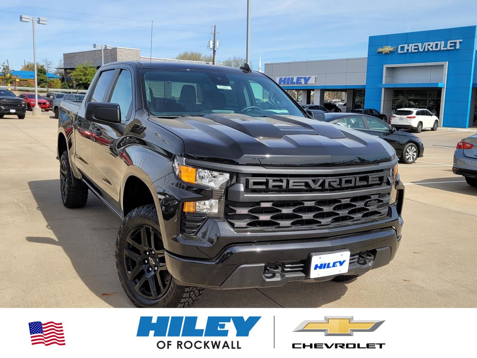 New 2026 Chevrolet Silverado 1500 Custom Trail Boss w/ Midnight Edition AWD/4WD image 1