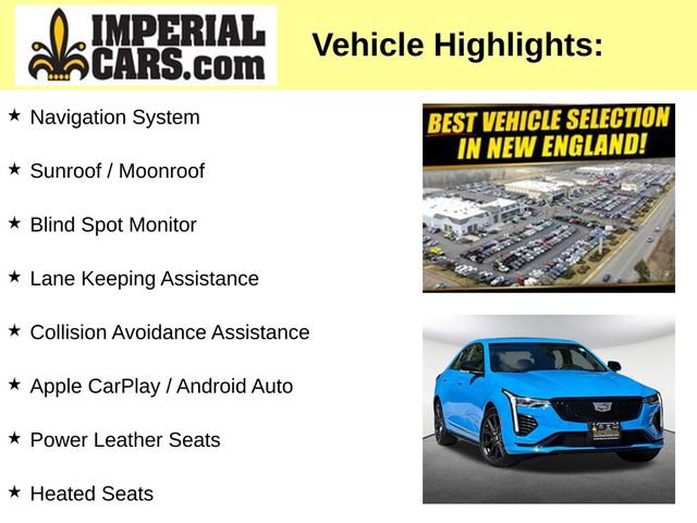Used 2022 Cadillac CT4 V w/ Navigation Package AWD/4WD image 8