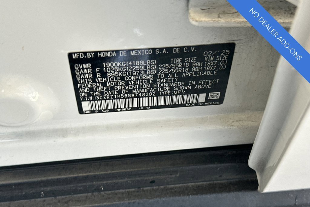 Certified 2025 Honda HR-V Sport image 31