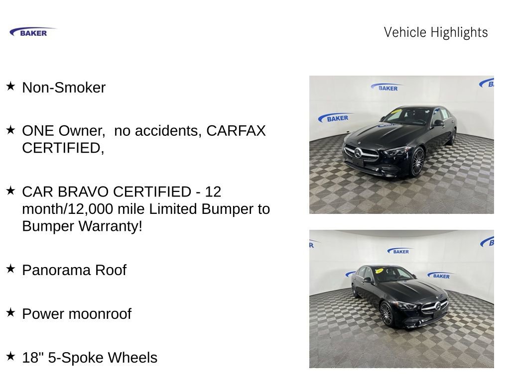 Used 2025 Mercedes-Benz C 300 4MATIC Sedan image 4